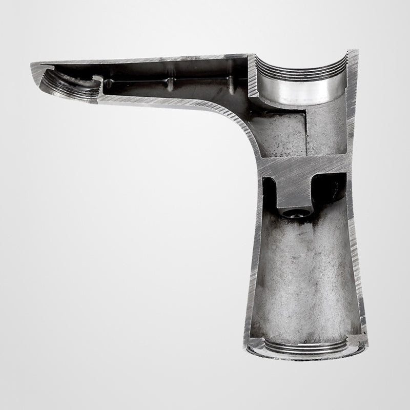 Junips | Modern Basin Tap Monochrome Center Mount Low Arc Faucet for Bathroom