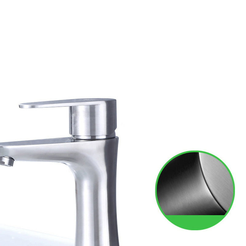 Junips | Modern Basin Tap Monochrome Center Mount Low Arc Faucet for Bathroom