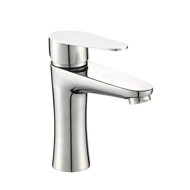 Junips | Modern Basin Tap Monochrome Center Mount Low Arc Faucet for Bathroom