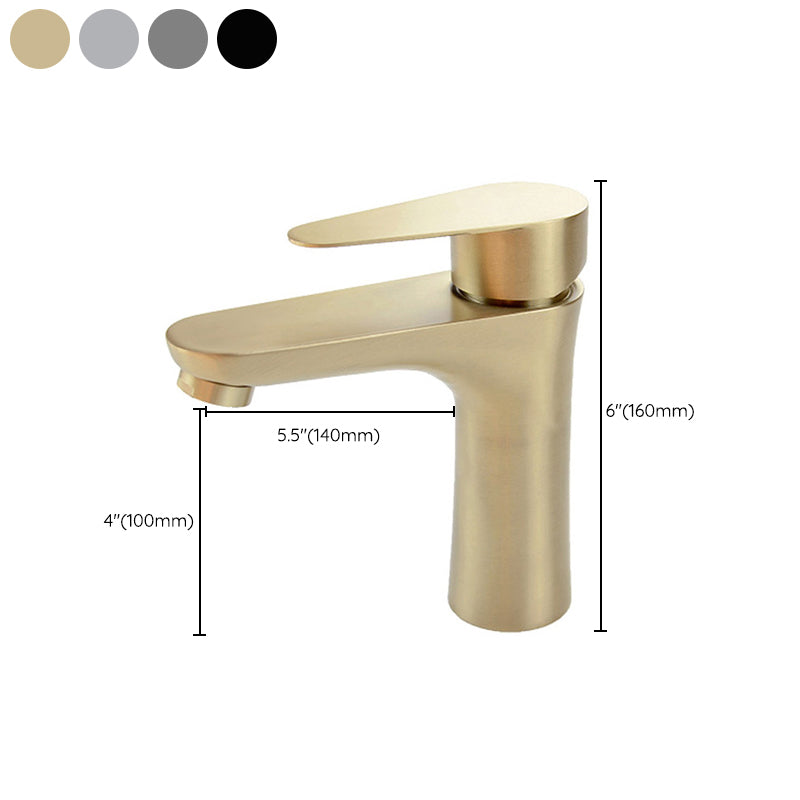 Junips | Modern Basin Tap Monochrome Center Mount Low Arc Faucet for Bathroom