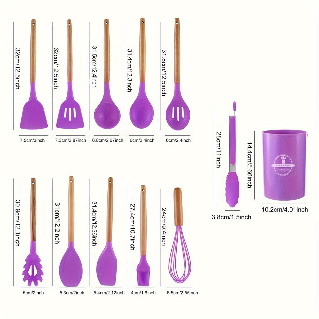 Junips | Silicone Kitchen Tools Set – Heat Resistant and Scratch Resistant