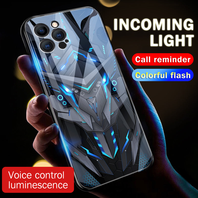 Junips | Cool Mecha Apple Smart Flash Phone Case