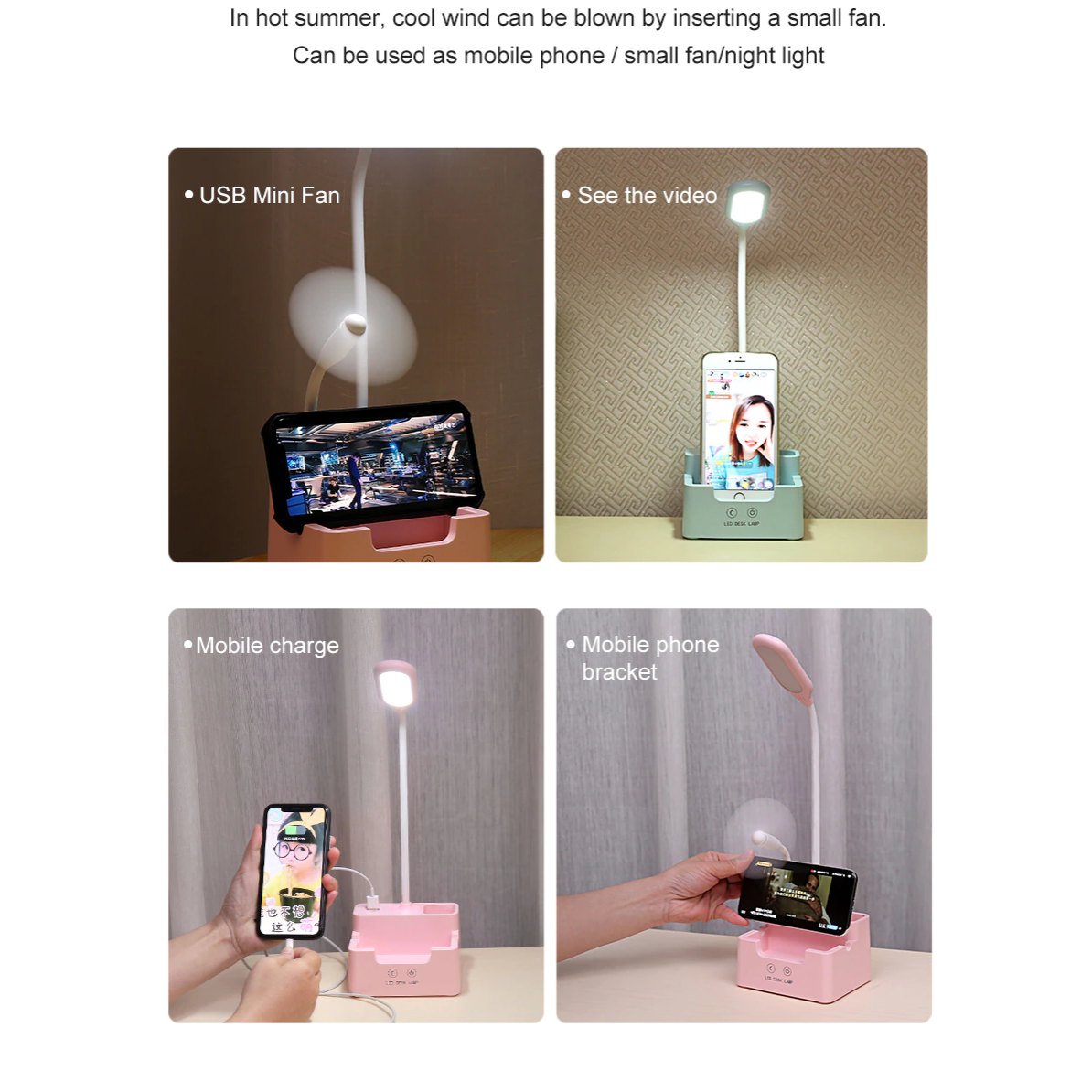 Junips | Desk lamp with phone holder