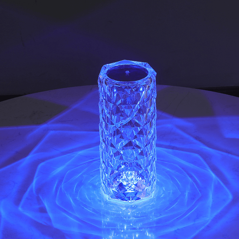 Junips | Rose Rays Crystal Diamond Table Lamp