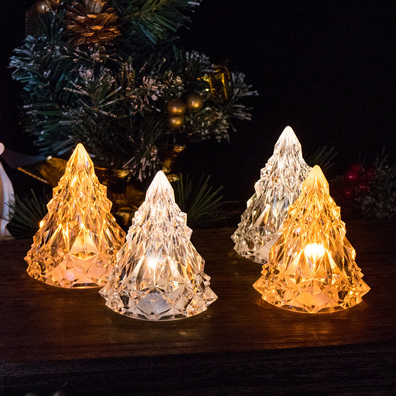 Junips | Mini LED Crystal Christmas Tree Night Light