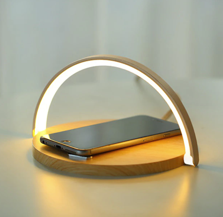 Junips | Bowlight Design 3-in-1 Night Light – Wireless Charger & Lamp