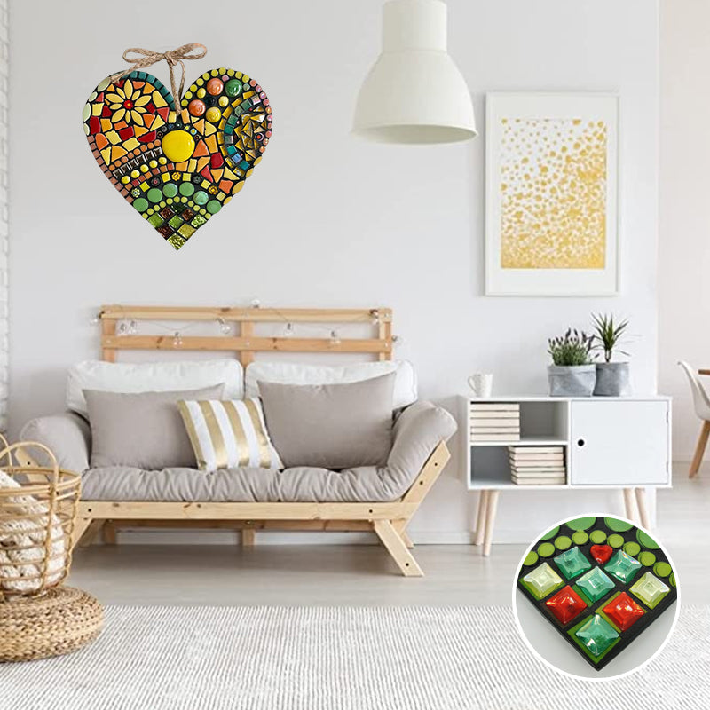 Junips | Large Garden Mosaic Heart Decoration