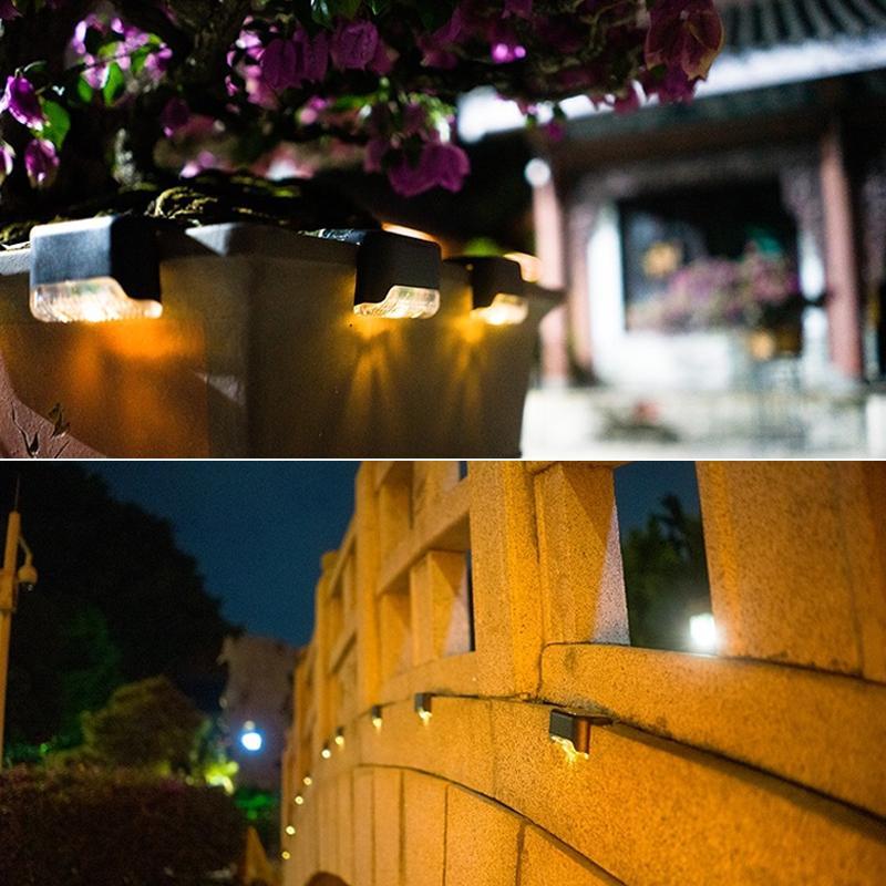 Junips | Waterproof Stair Solar Lights for Outdoors (4 pieces)