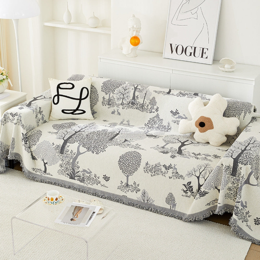 Junips | Eden Grove Chenille Sofa Cover