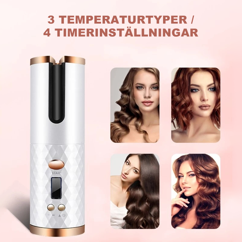 Junips | Cordless automatic rotating curling iron
