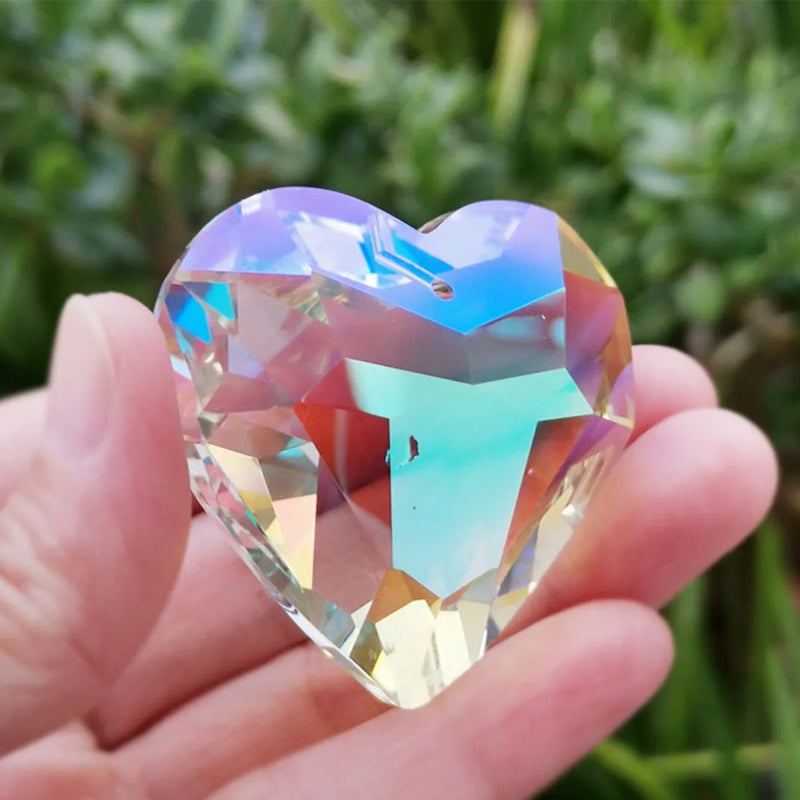 Junips | Hanging Heart Sun Catcher Prism Crafts
