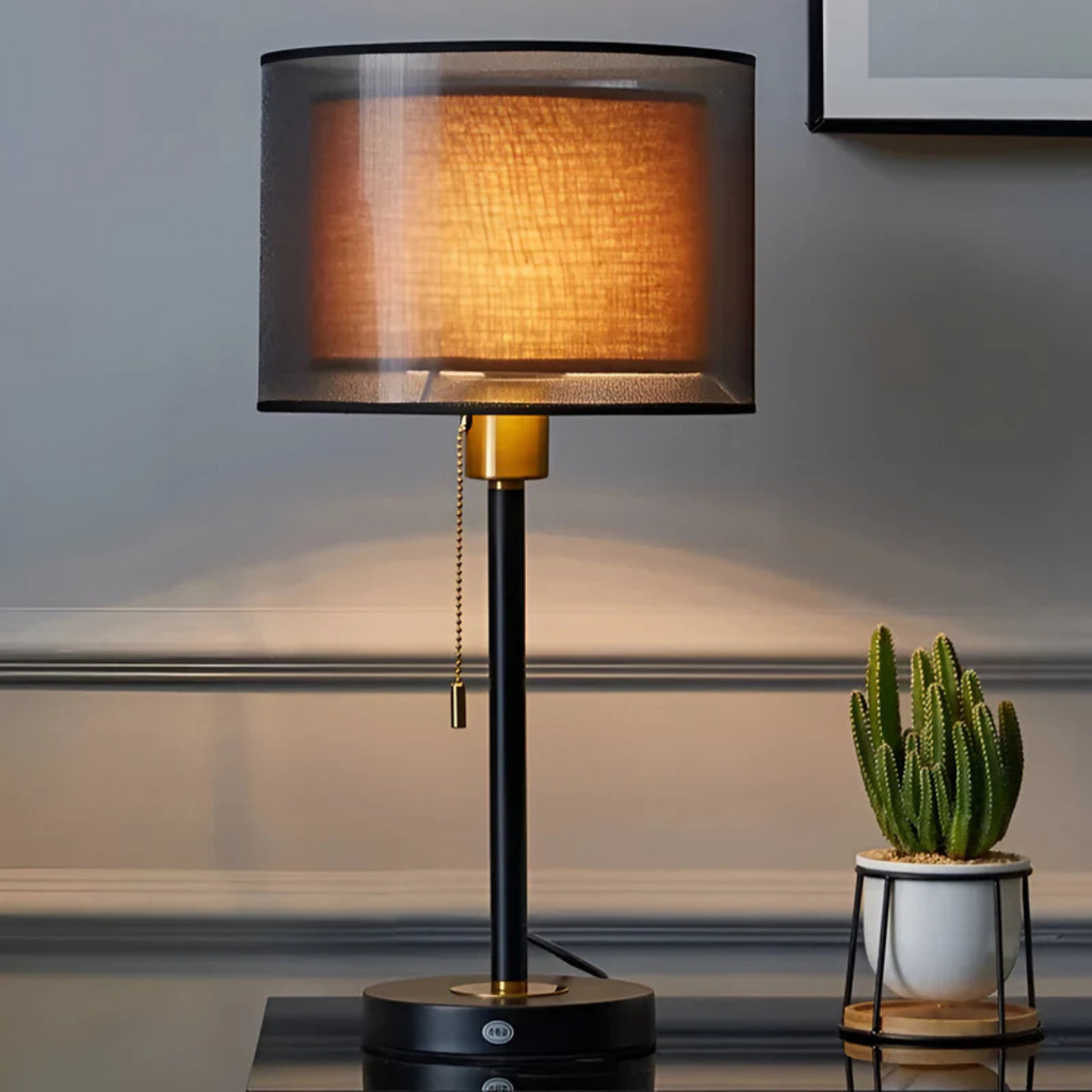 Junips | Table Lamp with Double Fabric Shade