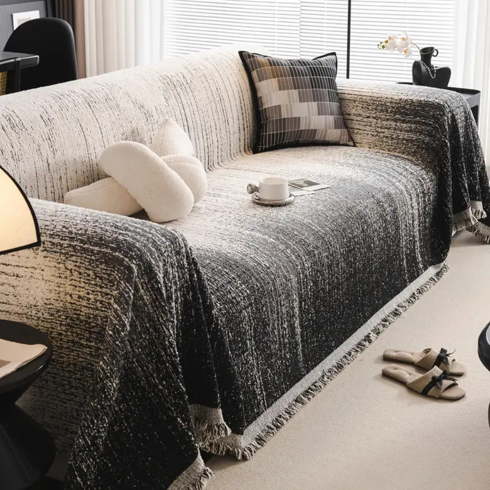 Junips | Neutral Tone Chenille Sofa Cover