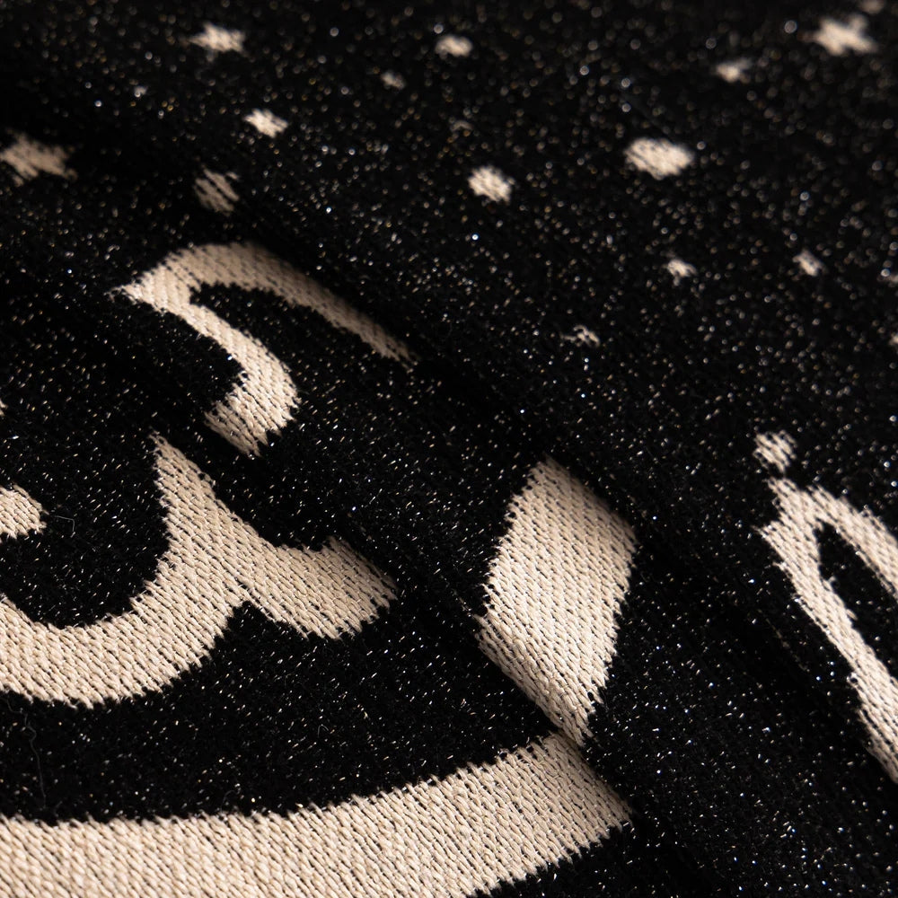 Junips | Cursive Glittering Chenille Sofa Cover