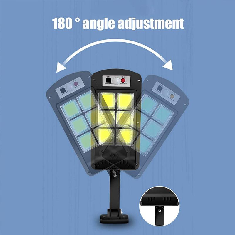 Junips | 200W Outdoor Solar LED Lamp with Remote Control, Motion and Twilight Sensor
