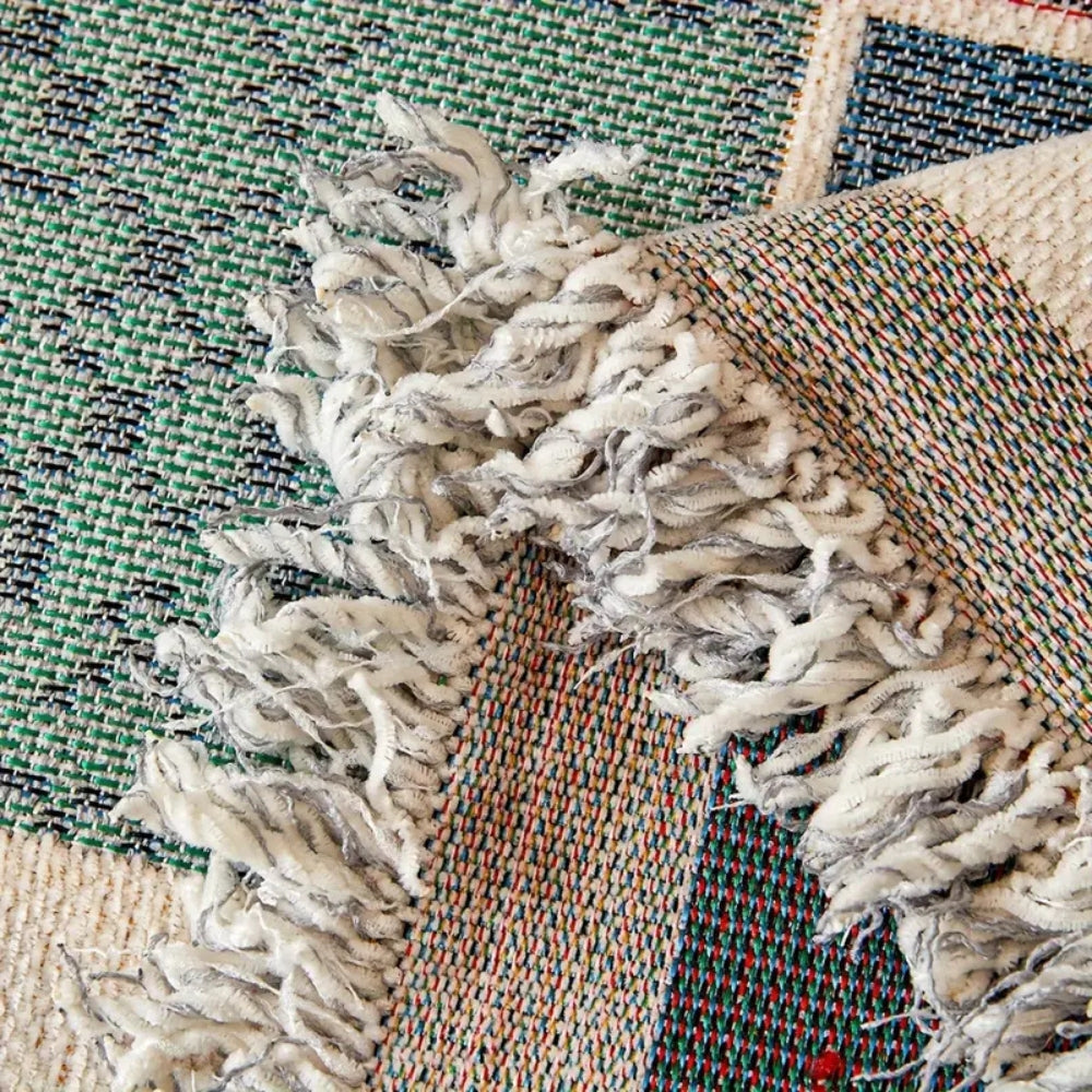 Junips | Geneva Boho Knitted Sofa Cover