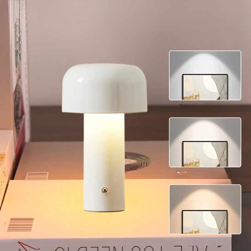 Junips | Frendorf - Rechargeable Mushroom LED Table Lamp for a Cozy Atmosphere