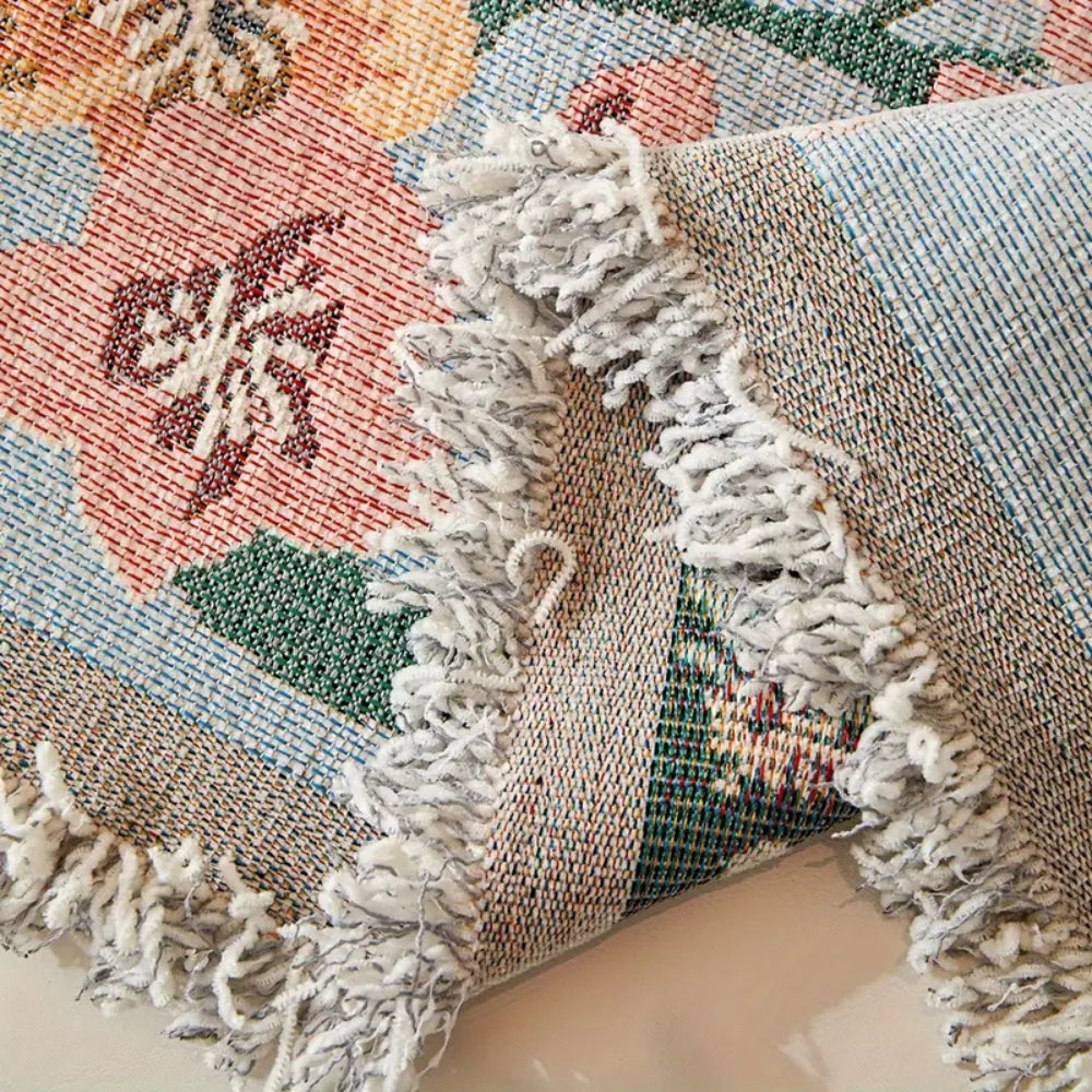 Junips | Amara Floral Reversible Sofa Cover