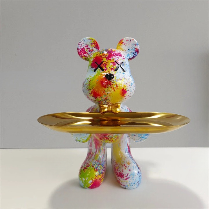 Junips | Bear statue with tray