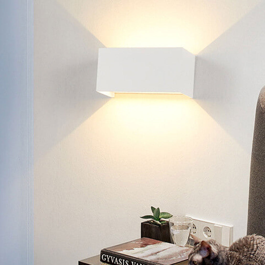 Junips | Modern waterproof rectangular LED wall light for outdoor use with up and down lighting