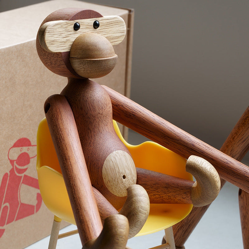 Junips | Cheeky Monkey Solid Wood Ornament