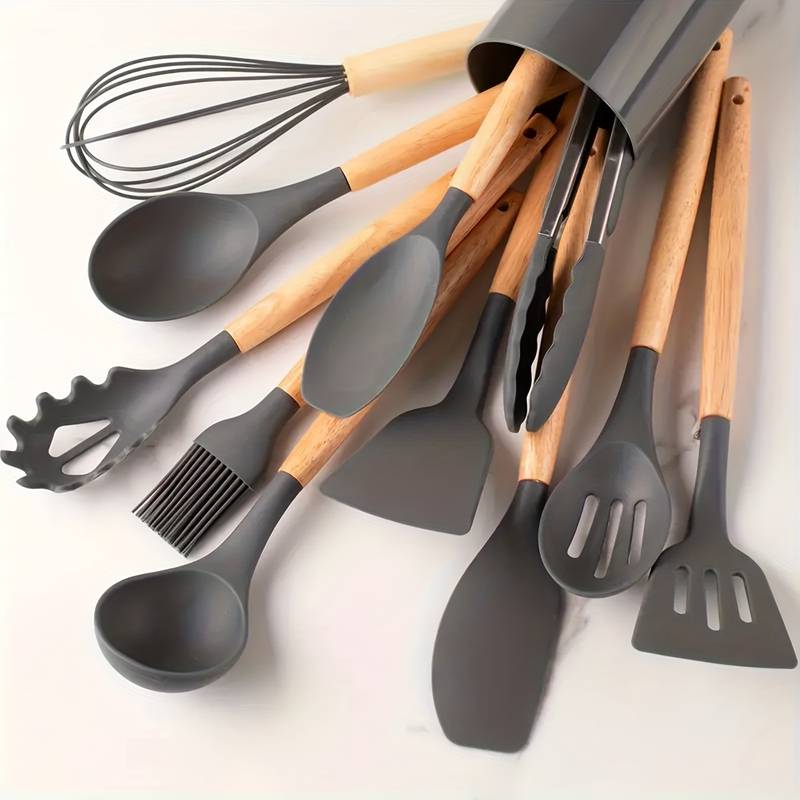 Junips | Silicone Kitchen Tools Set – Heat Resistant and Scratch Resistant