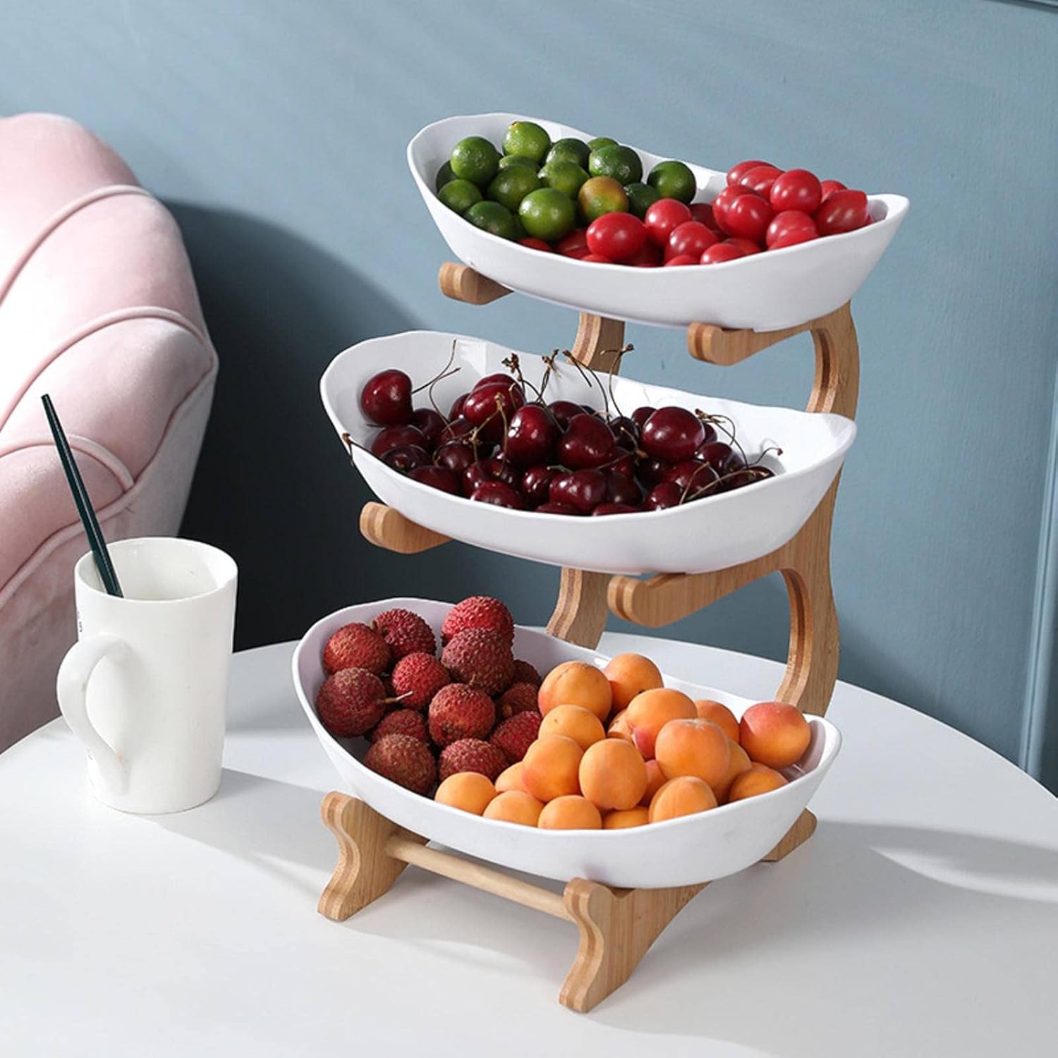 Junips | FruitTower - Elegant Metal Fruit Stand