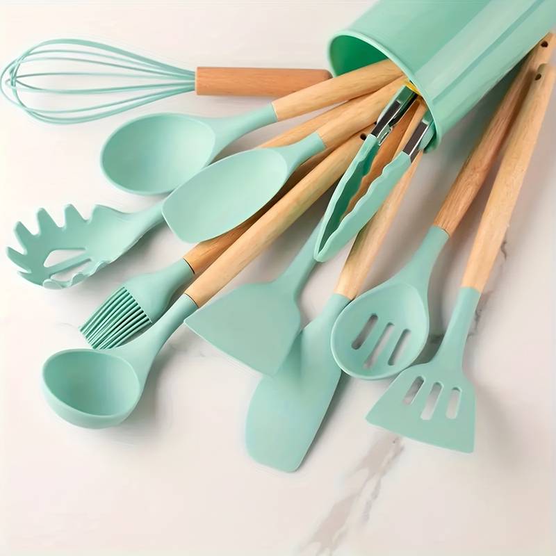 Junips | Silicone Kitchen Tools Set – Heat Resistant and Scratch Resistant
