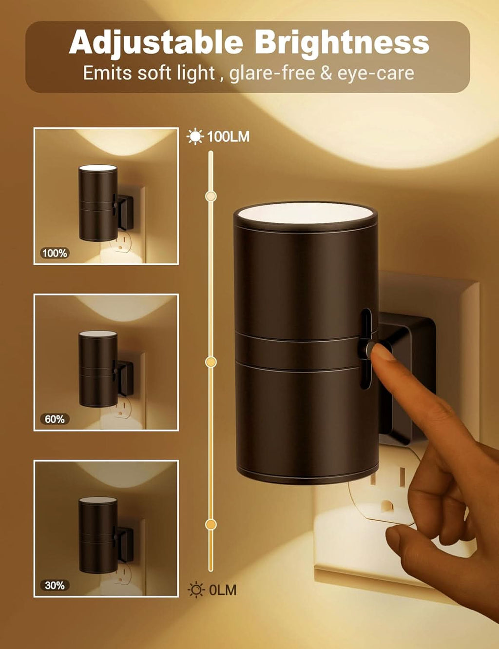 Junips | NIGHTSENSE – LED night light with twilight sensor, glare-free & energy-efficient