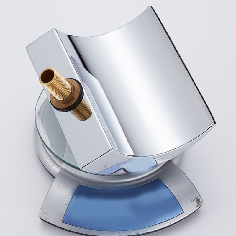 Junips | Modern Brass Roman Bathtub Faucet Waterfall Spout Bathtub Faucet