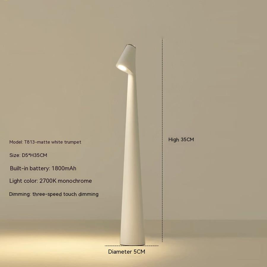 Junips | Table Lamp Modern Red Metal LED Light