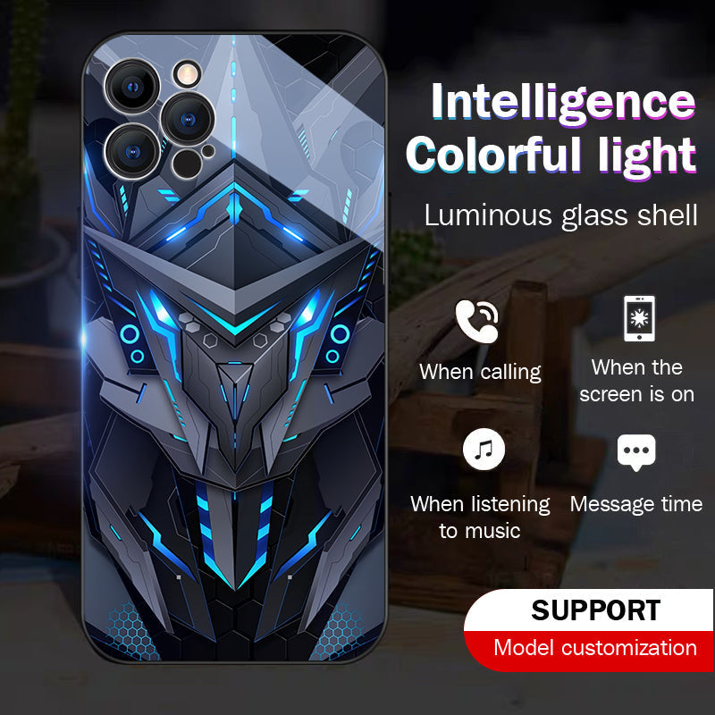 Junips | Cool Mecha Apple Smart Flash Phone Case