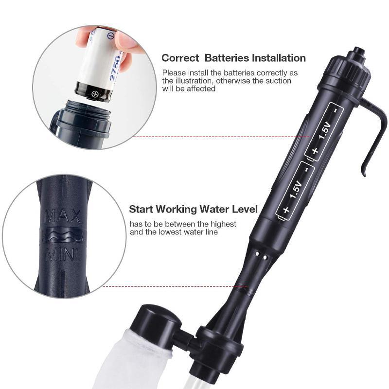 Junips | Automatic water changer for fish tank electric sand washer