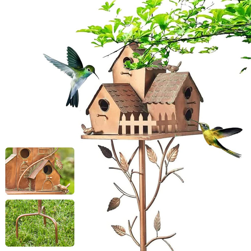 Junips | Birdhouse Garden Stakes