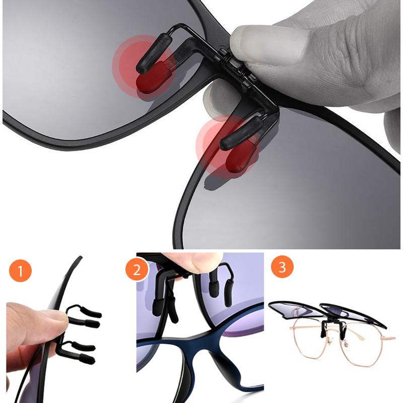 Junips | New polarized clip-on flip-up sunglasses