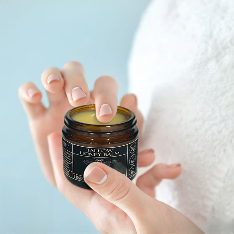 Junips | Beef fat beeswax and honey face cream