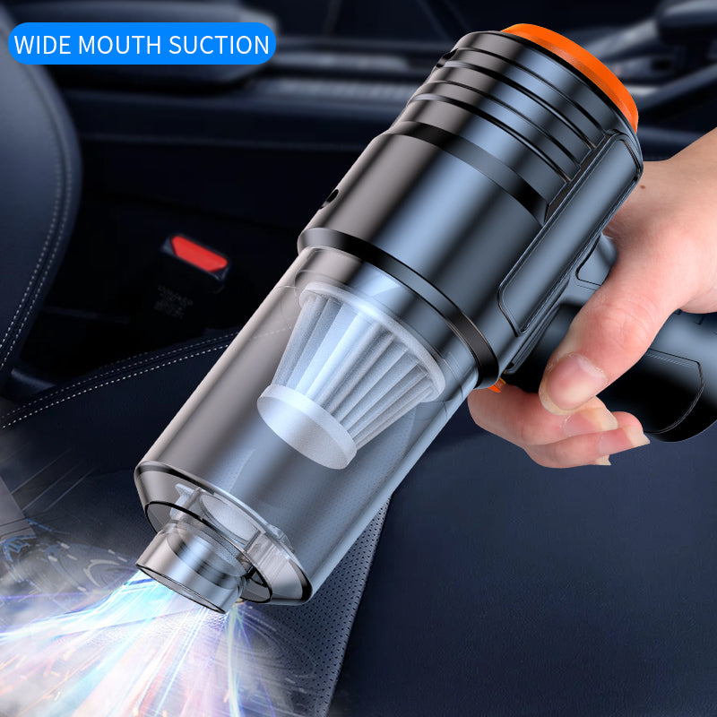 Junips | Portable wireless handheld vacuum cleaner, cyclone suction cordless vacuum cleaner, rechargeable vacuum cleaner with strong suction power suitable for cars/offices/homes