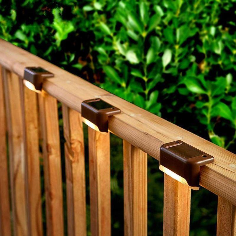 Junips | Waterproof Stair Solar Lights for Outdoors (4 pieces)