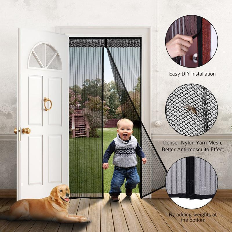 Junips | Magnetic Fly Screen Door with Continuous Hook and Loop Fastener