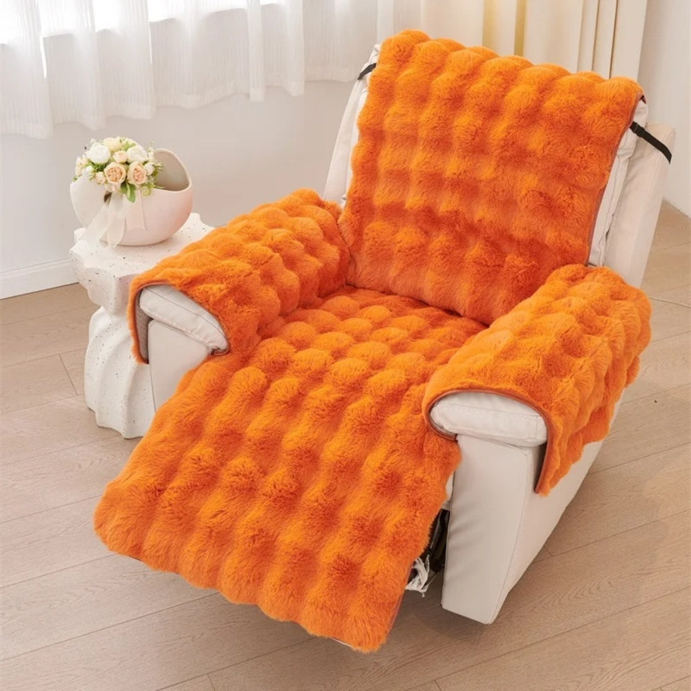Junips | Faux Fur Recliner Sofa Cover