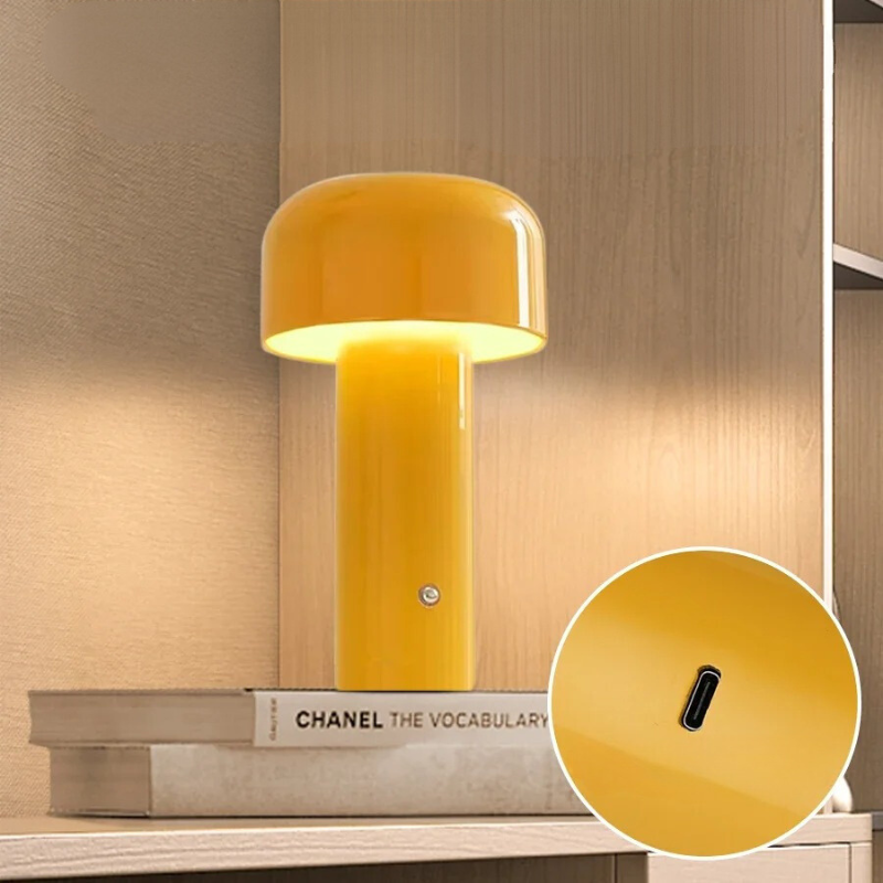 Junips | Frendorf - Rechargeable Mushroom LED Table Lamp for a Cozy Atmosphere