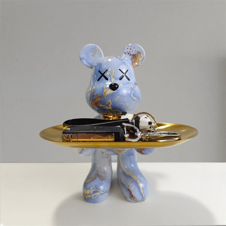 Junips | Bear statue with tray