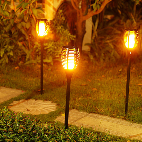 Junips | Solar-Tiki-Torches | Solar-Torch Light with Flickering Flame