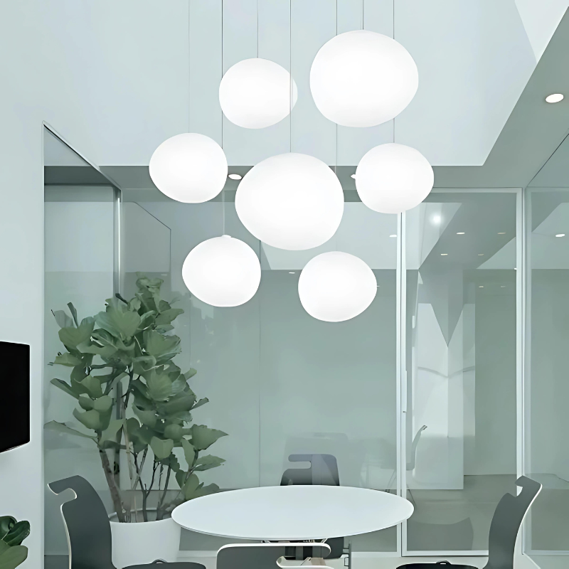 Junips | Elegant Glass Pebble Pendant Light