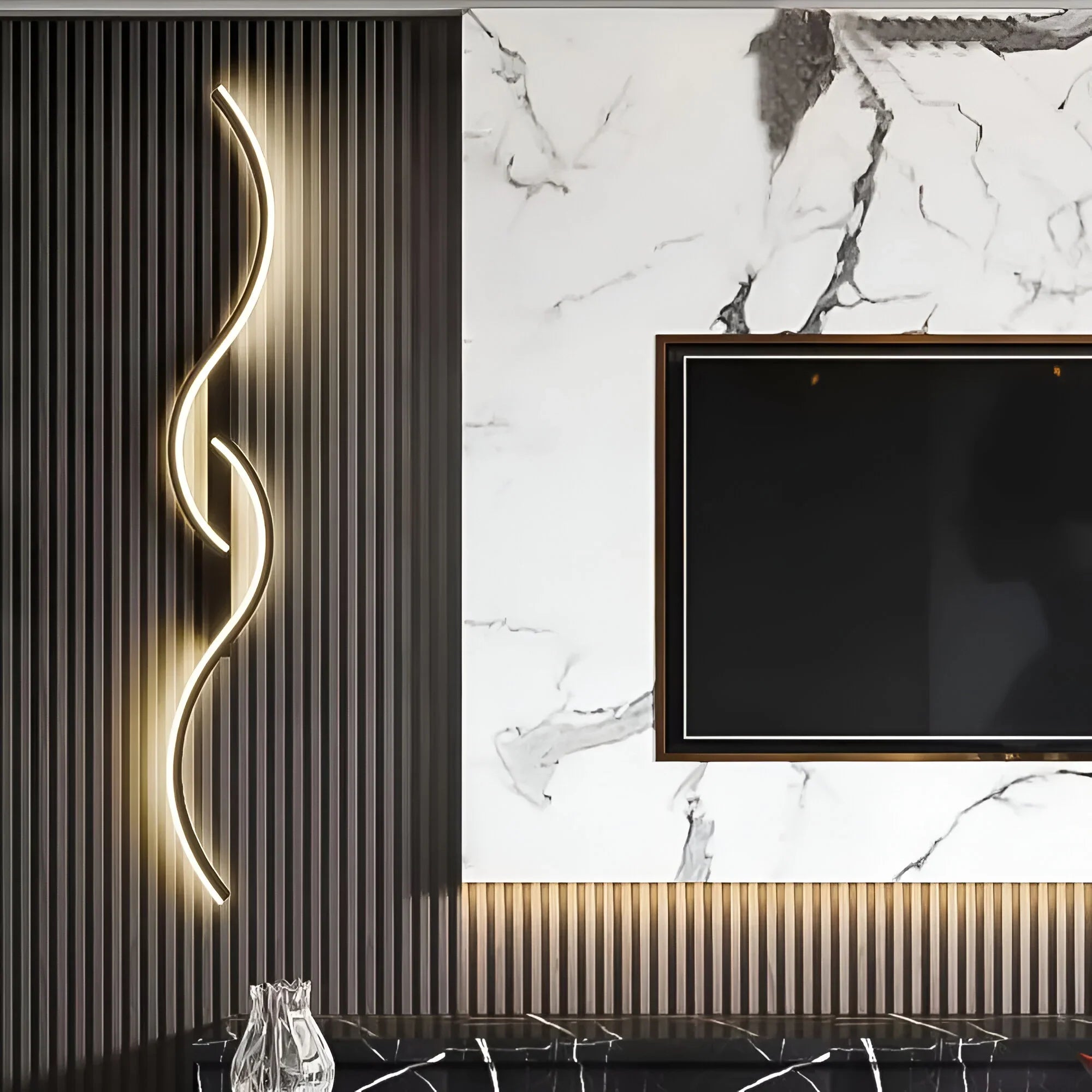 WaveGlow – Modern Curved Wall Light
