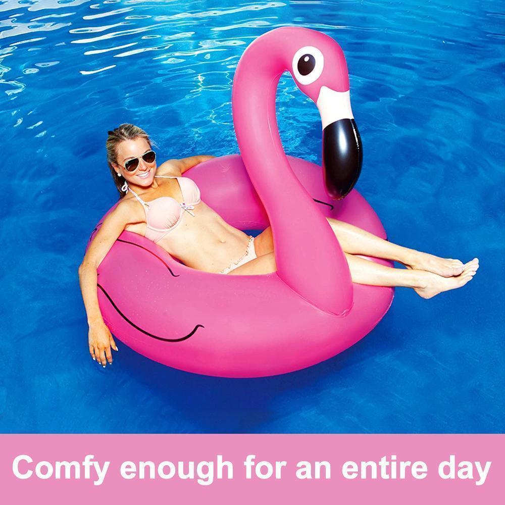 Junips | Inflatable Flamingo Pool Swimming Ring
