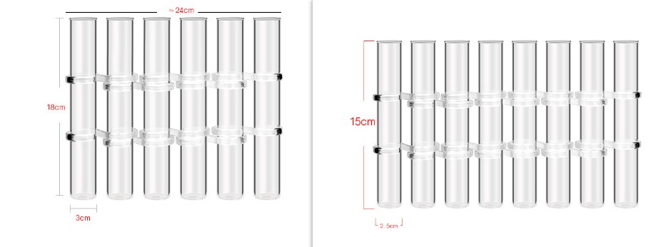 Junips | Flexible Flower Vases with Hinges | Modern Glass Tube Vase