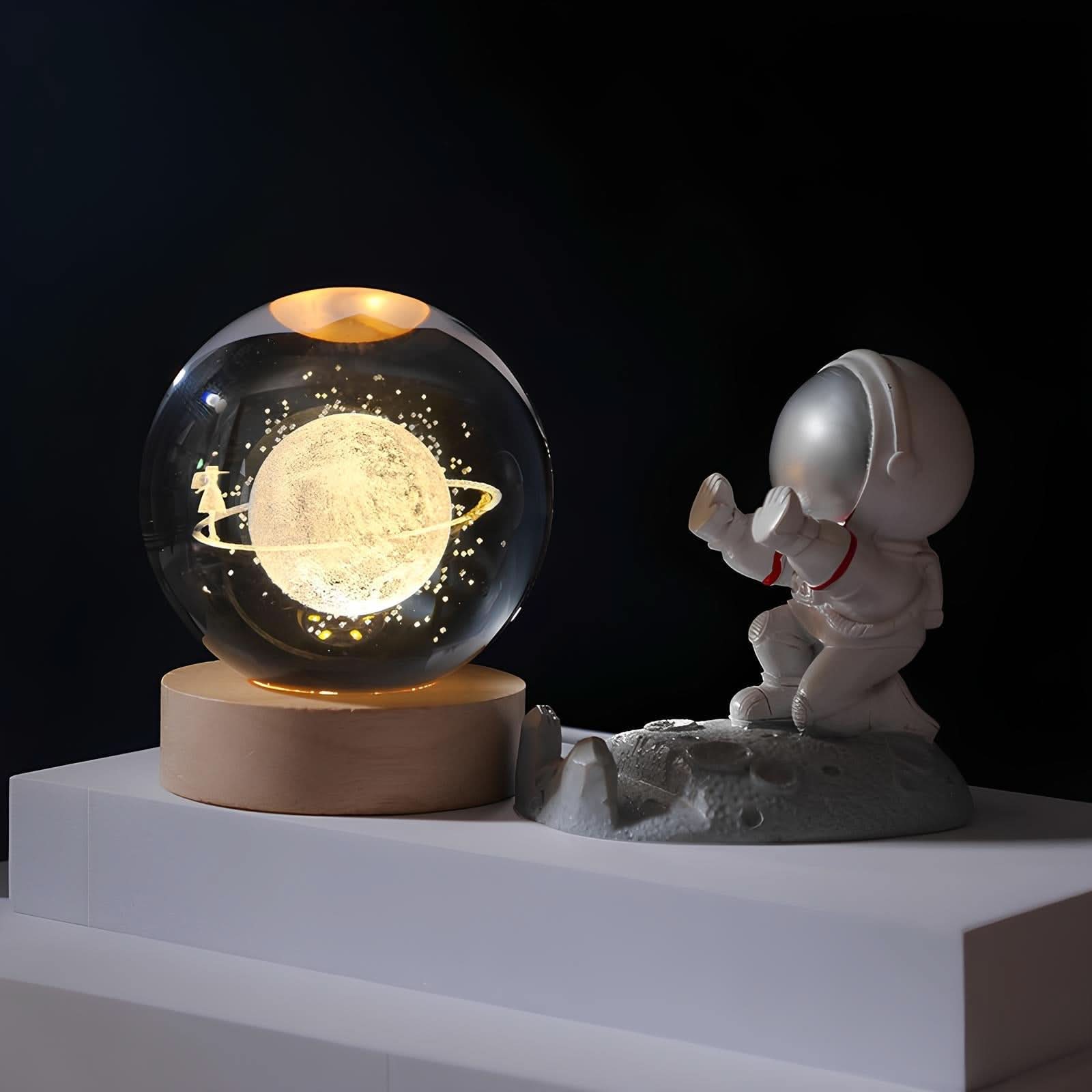 Junips | Luminous Crystal Ball LED Night Light Decor