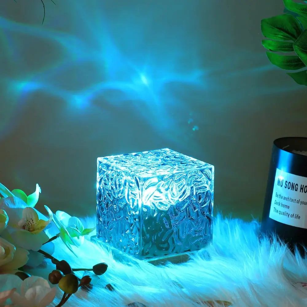Junips | Table Lamp Glass Cube Ambient Light