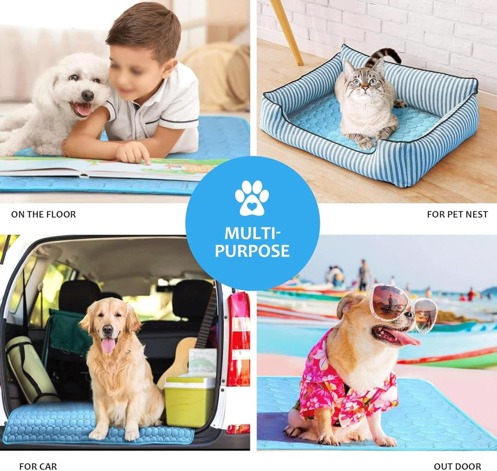 Junips | Extra-Large Dog Cooling Mat for Summer Comfort